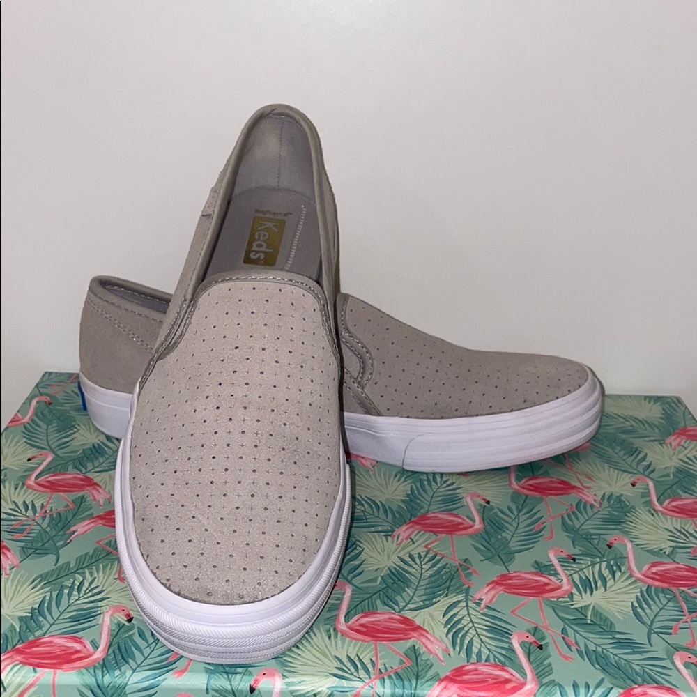 KEDS Slip-On suede Sneakers - Beige